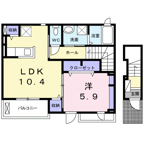 【間取り】 | デスパシオ　堀上
