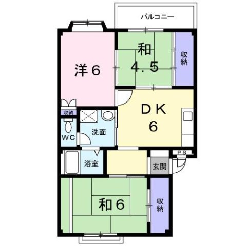 【間取り】 | リバーサイド松原