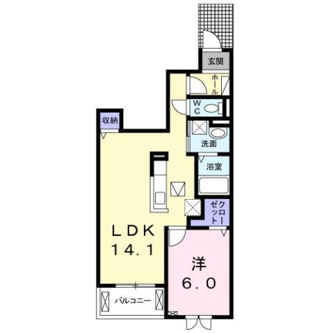 オーキッド　プレイスの間取り