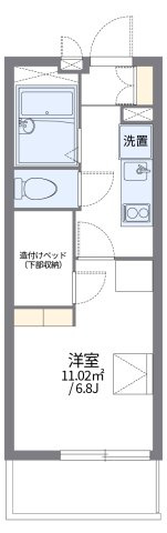 レオパレス九重の間取り