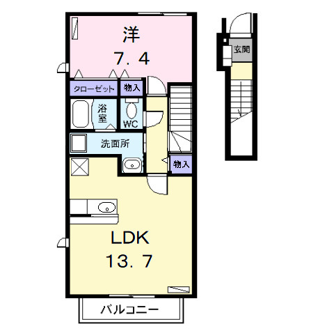 アンジュの間取り