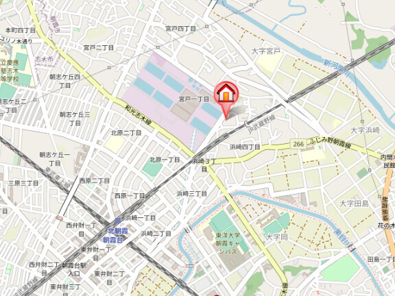 コート・ブランの地図