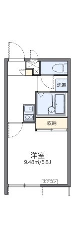 レオパレスメゾン　ド　アキの間取り