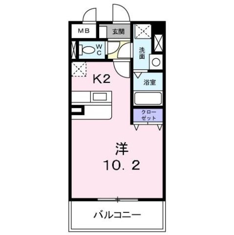 ライツェント・Ｋの間取り