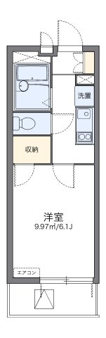 レオパレストライズ２の間取り