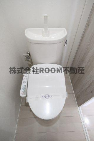 Ｒａｆｆｉｎｅのトイレ|落ち着いた色調のトイレです