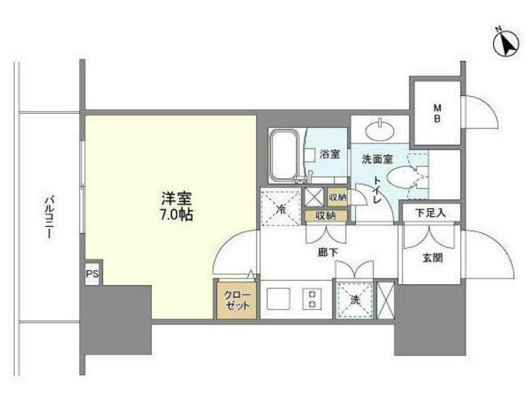 BLESS蔵前の間取り