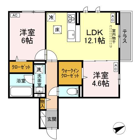 【間取り】 | クラシアス-国領町4丁目-