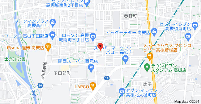 クレストディアコートの地図