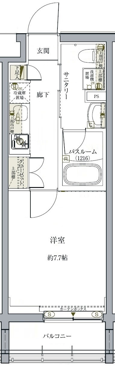 クレヴィスタ池袋ウエスト【おとり物件なし】#学生・社会人にオススメ！初期費用分割払いOK！の間取り