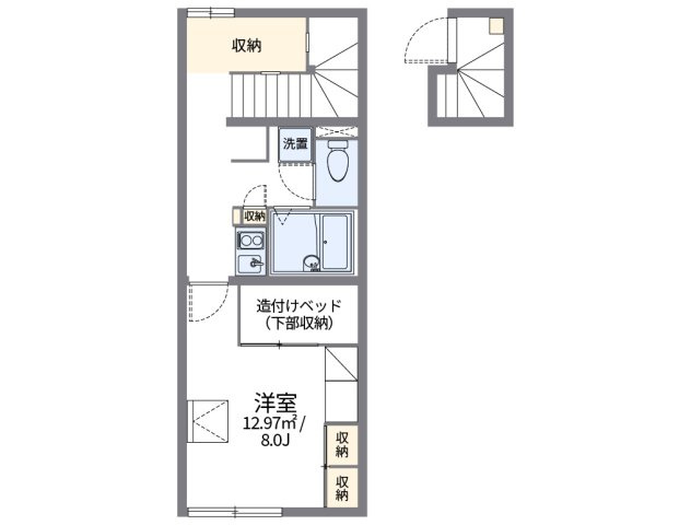 【間取り】 | レオパレス松浜