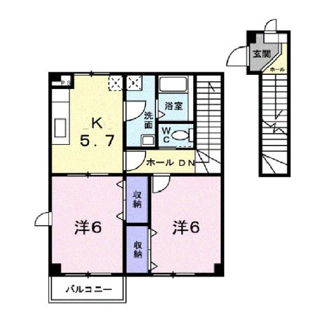 ル・クプルⅠの間取り