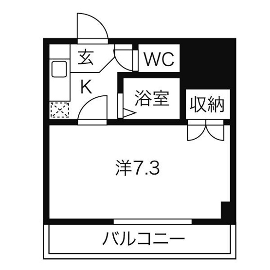 【間取り】 | セントラルハイツ滝川