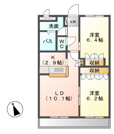ソレイユ　シャトーの間取り
