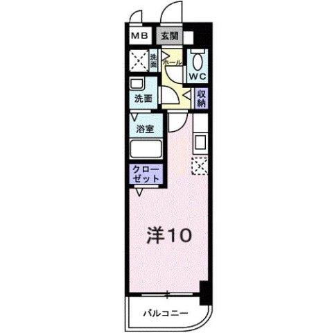 ヴァレ谷上の間取り