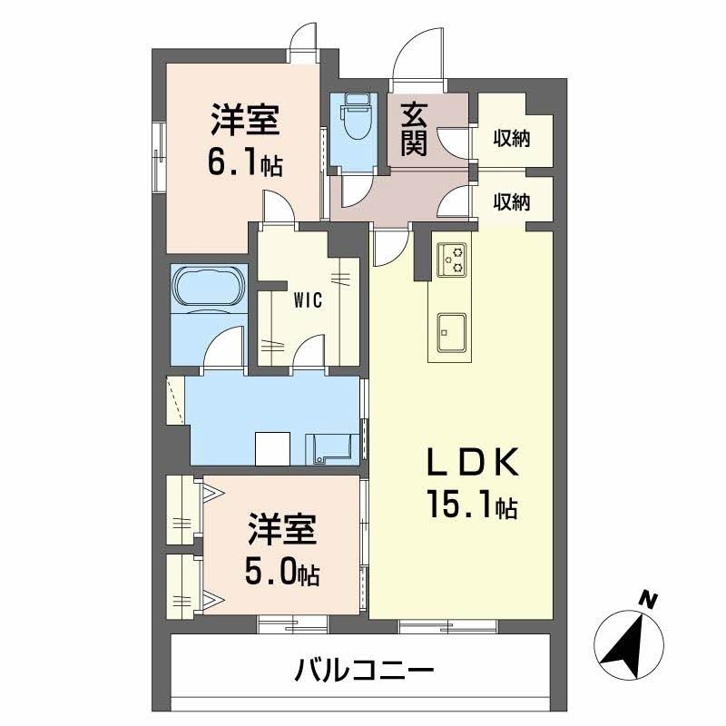 ハムステッドアレーの間取り
