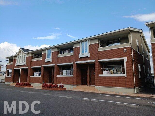 徳島市新浜町１丁目のアパートの外観