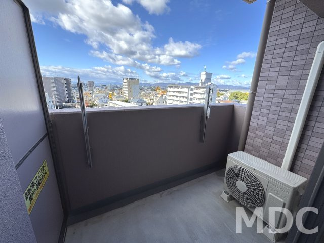 徳島市佐古六番町の賃貸マンションのバルコニー