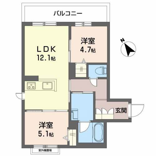 ラプリマヴェラの間取り