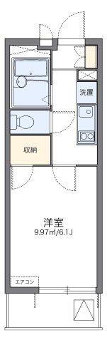 レオパレスサンライトの間取り|代表的な間取のため実際の間取とは異なる場合があります