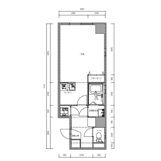 ブランドールM・西長堀の間取り