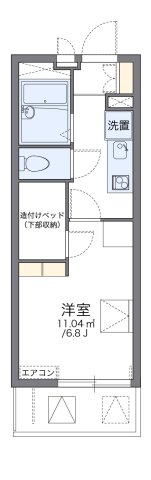 レオパレスコウドの間取り