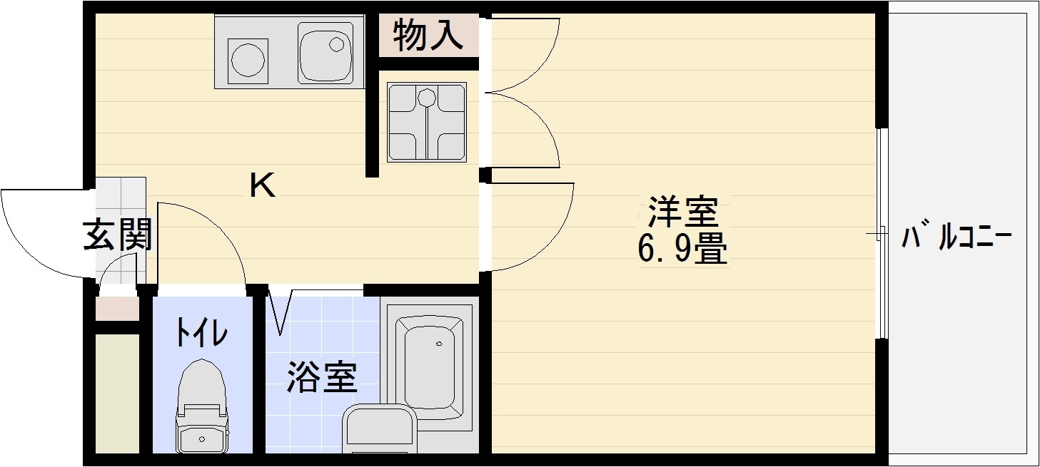 リーベハイツ青山の間取り
