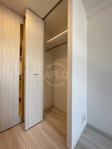 S-RESIDENCE難波大国町Unoの収納|S-RESIDENCE難波大国町Uno（エスレジデンスナンバダイコクチョウウーノ）　クローゼット