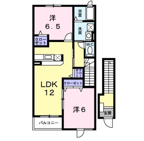 ジュネス・カーサの間取り