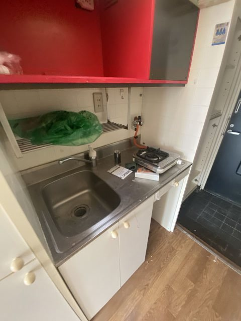 尼崎市武庫町３丁目の賃貸マンションのキッチン