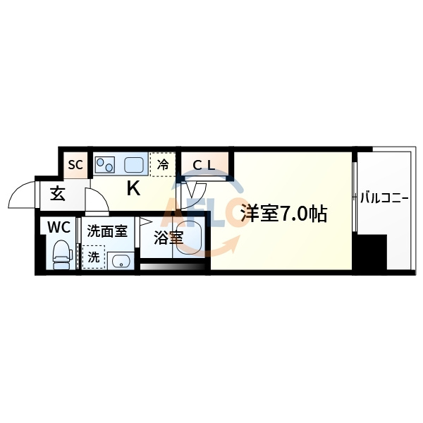 セレニテ三国プリエの間取り|セレニテ三国プリエ　間取り