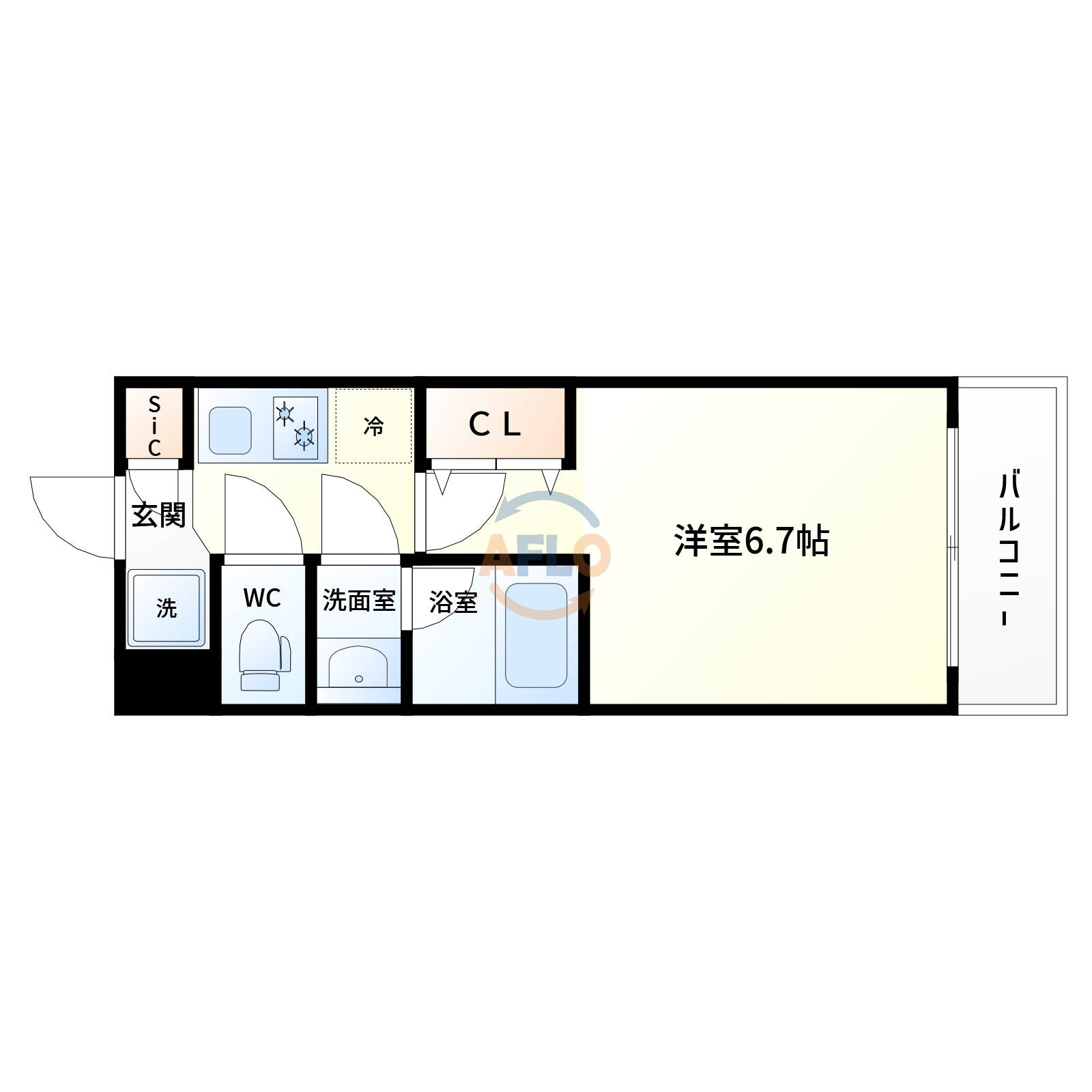 レジディア新大阪の間取り|レジディア新大阪　間取り