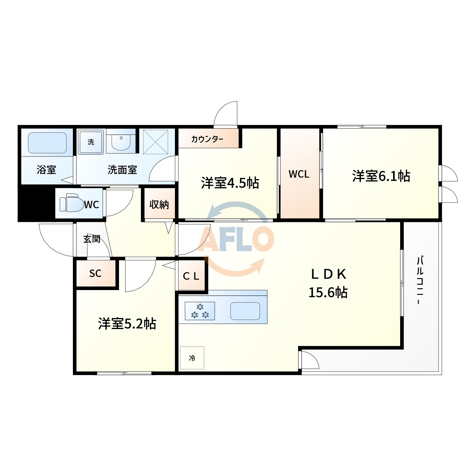 クラシスト泉町の間取り|クラシスト泉町　間取り
