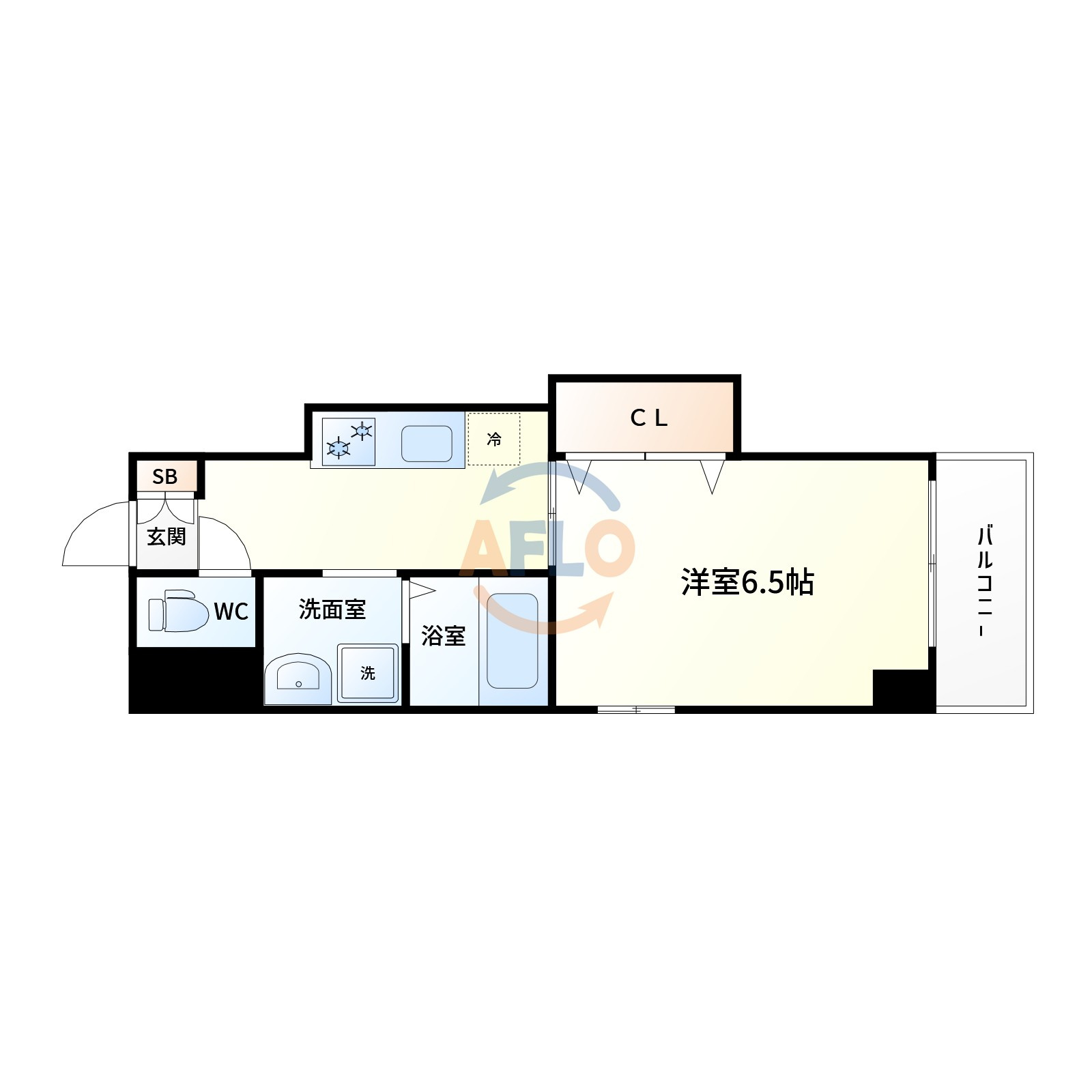 ドミール関大前の間取り|間取り