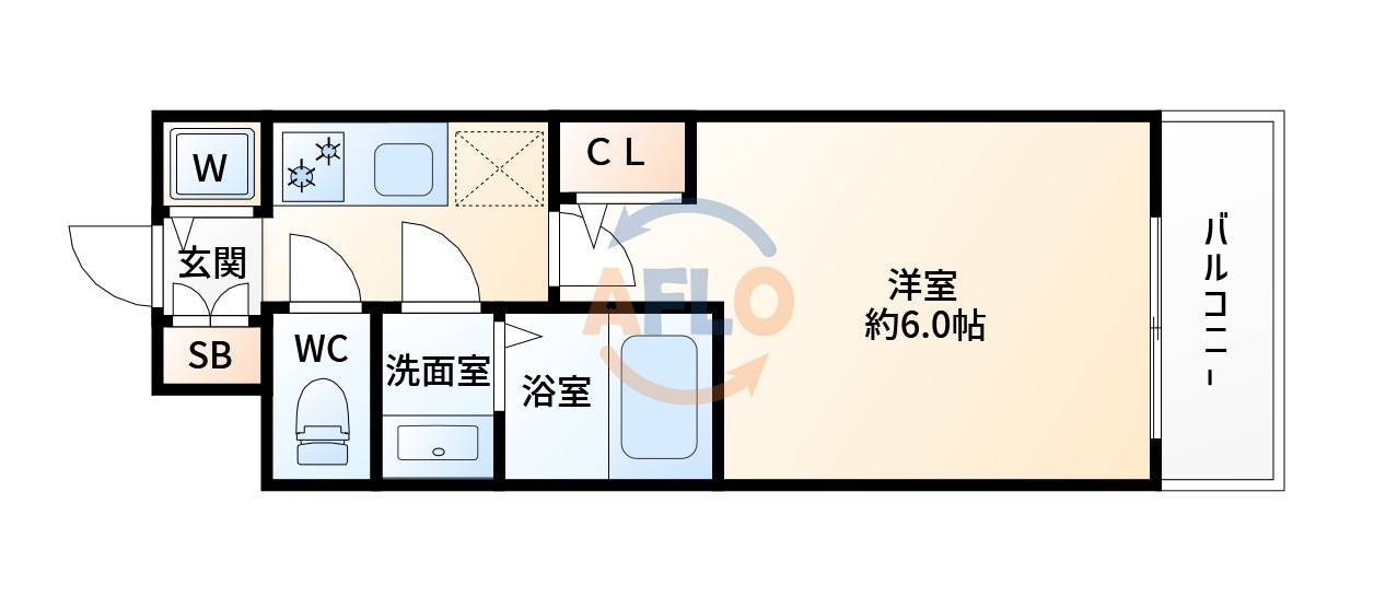 LaDouceur江坂Ⅱの間取り|LaDouceur江坂Ⅱ　間取り