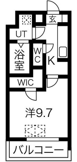スプランディッド新大阪ドウーエの間取り|スプランディッド新大阪DUE　間取り