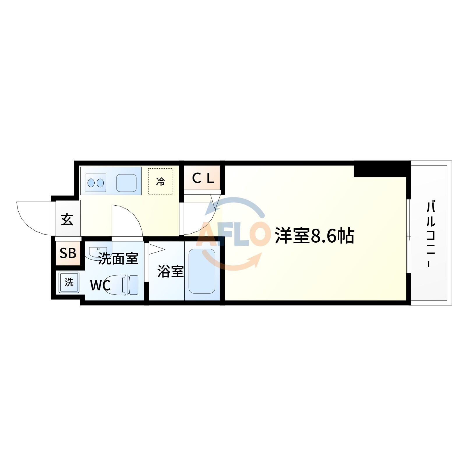 セレニテ江坂四番館の間取り|SERENiTE江坂四番館　間取り