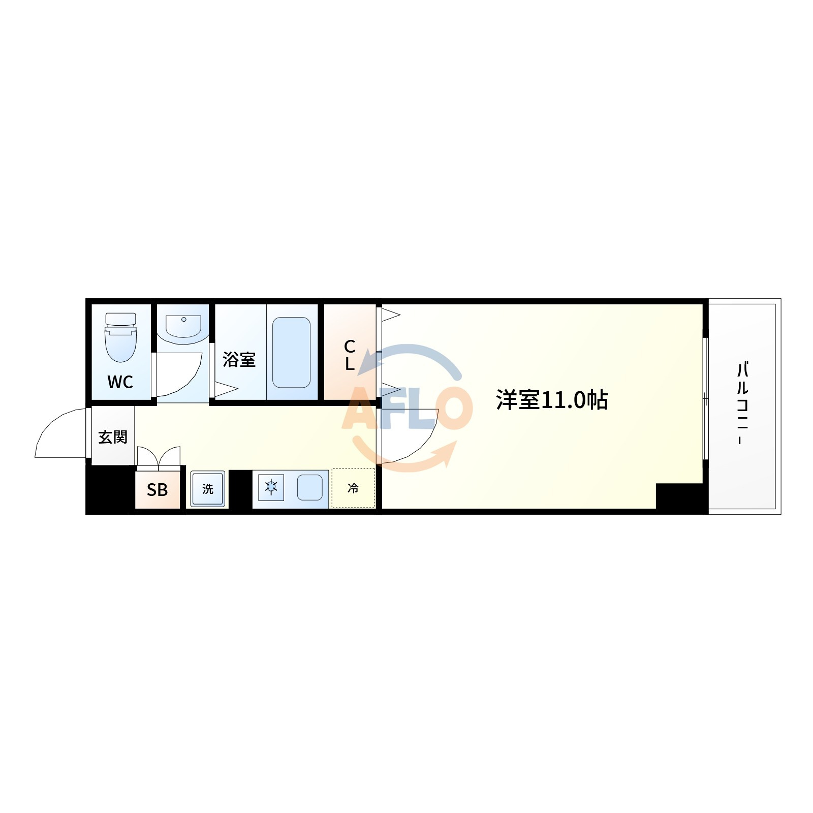 ユニコートの間取り|間取り