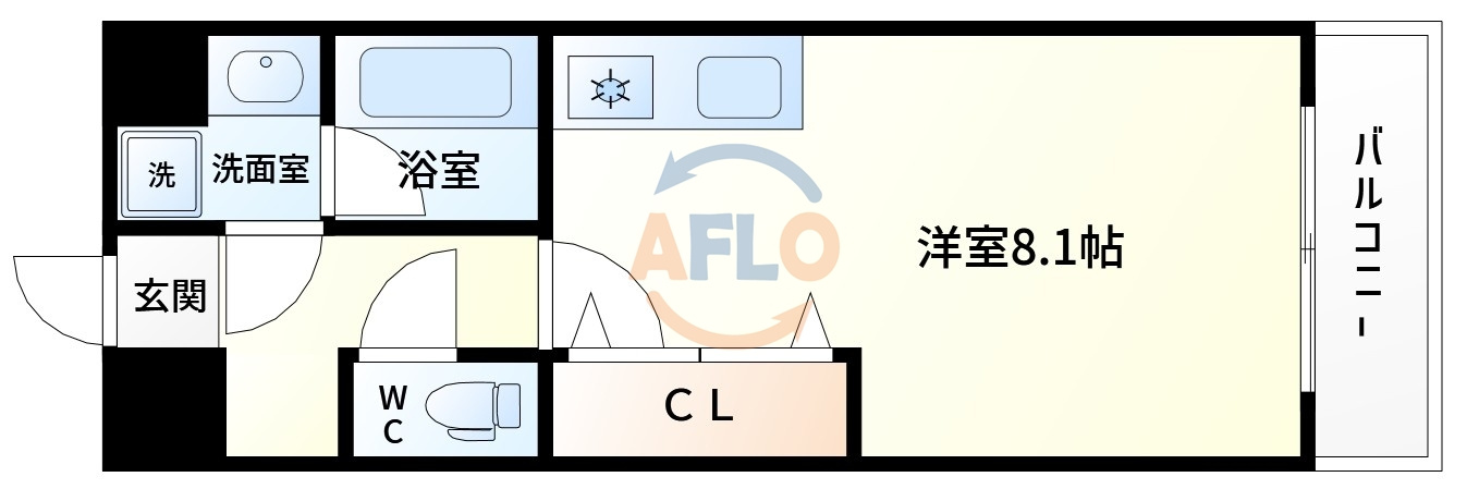 ｱｰﾃﾞﾝ江坂Ⅱの間取り|アーデン江坂Ⅱ　間取り