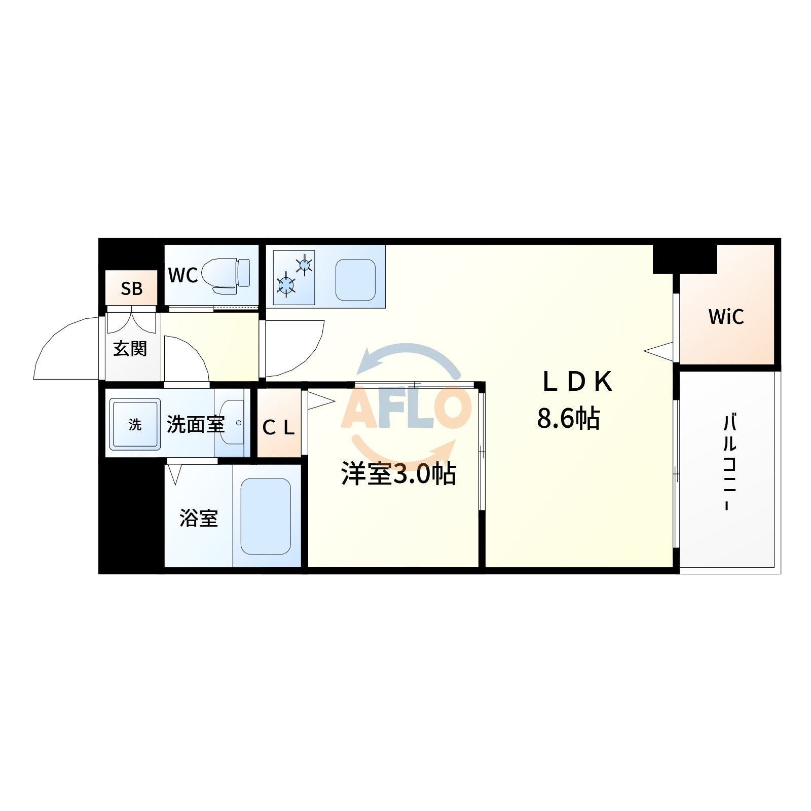 セスト新大阪の間取り|SEST新大阪　間取り