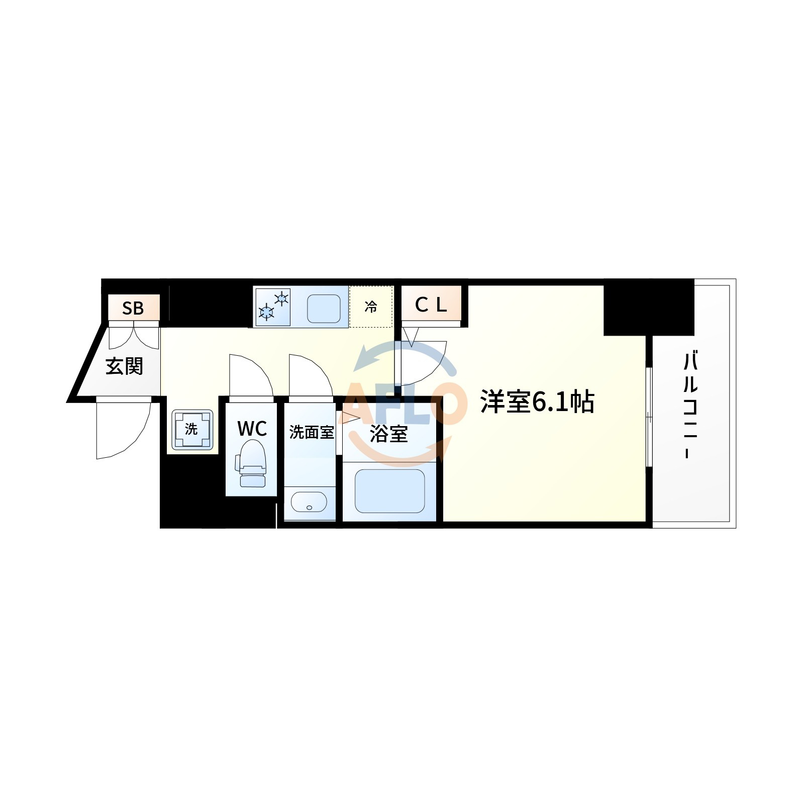 アークグラン大阪ウエストの間取り|間取り