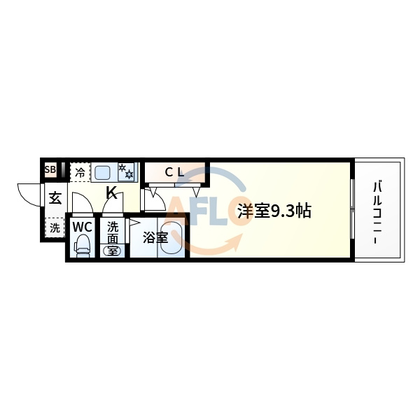 ラグゼ淡路の間取り|Luxe淡路　間取り