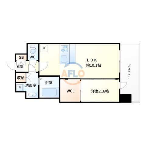 セレニテ十三ミラクの間取り|セレニテ十三ミラク　間取り