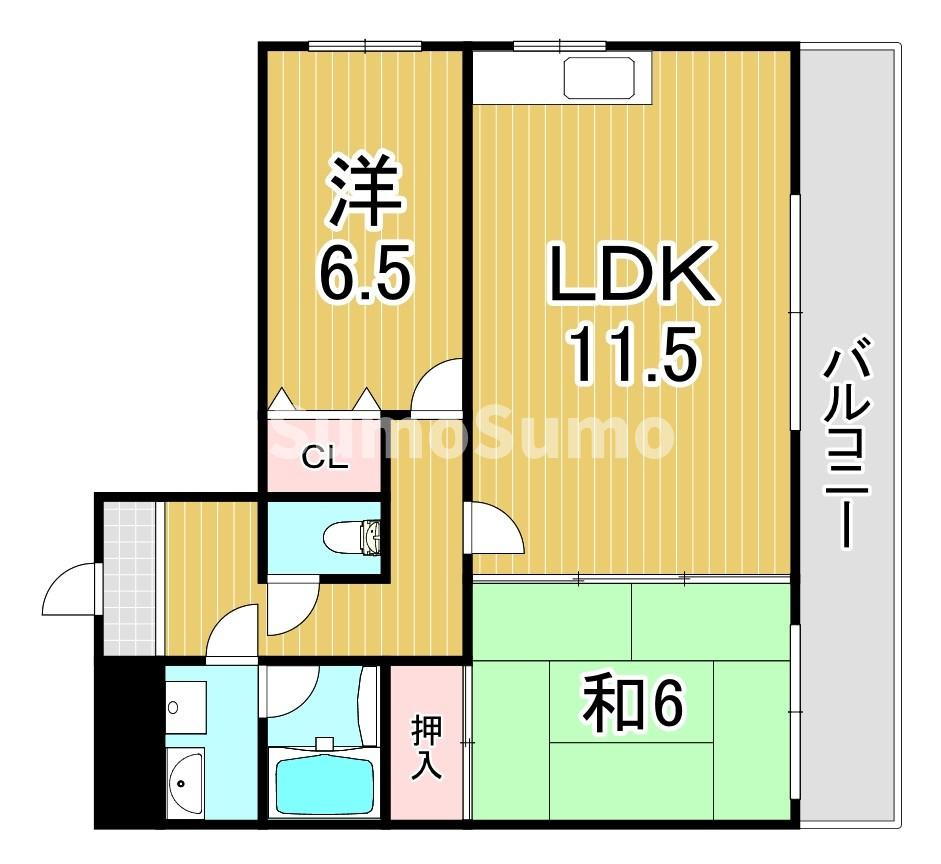 ファミリーハイツ徳井の間取り