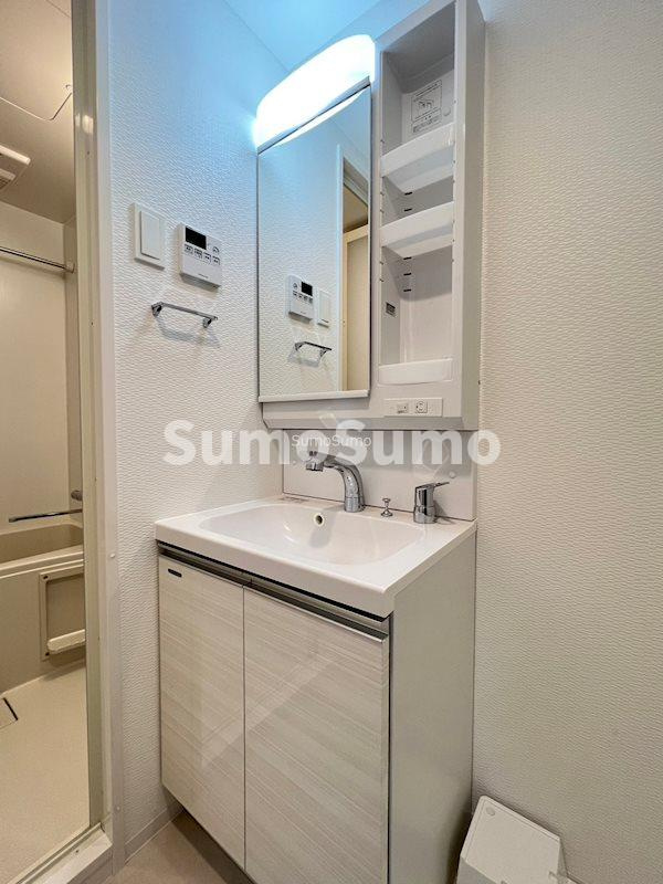 S-RESIDENCE難波大国町Unoの洗面所