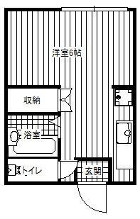 ハイツオカモトの間取り