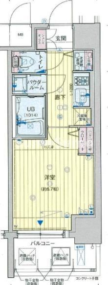 アドバンス大阪城グラシアの間取り