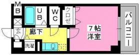 ヨーキハイム大濠の間取り
