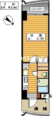 ロイヤル日赤通の間取り