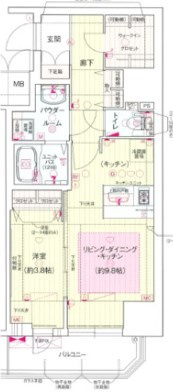 プレサンス松屋町グレースの間取り